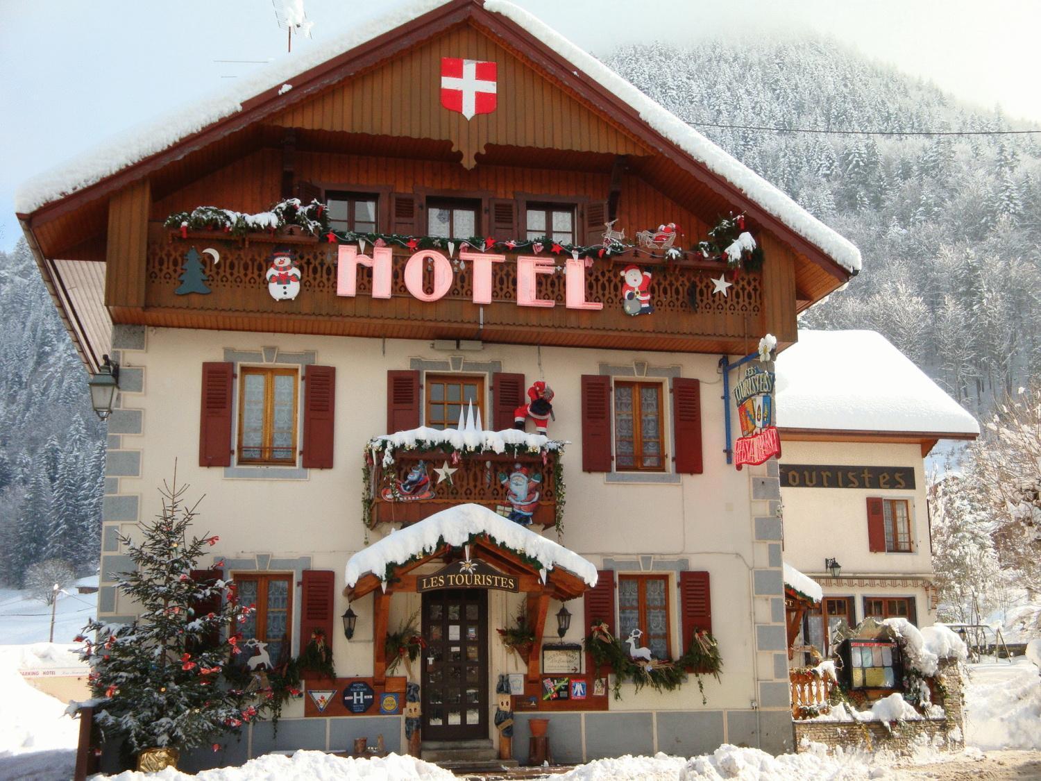 Les Touristes Hotel Abondance Eksteriør billede